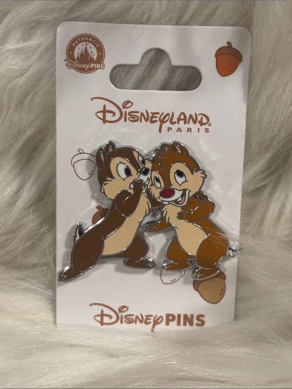 DLP DLRP Paris Chip and Dale Whispering Version 2 Disney Pin